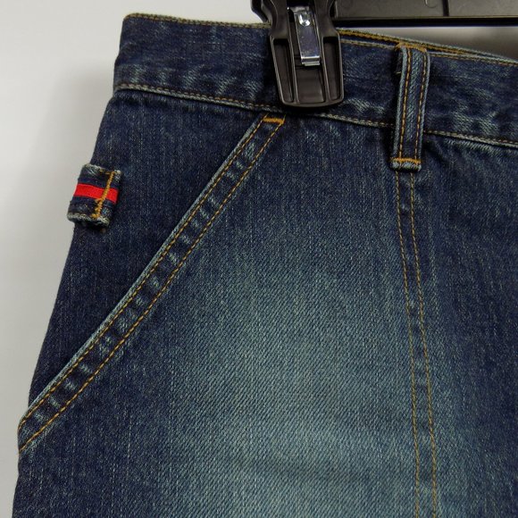 Tommy Hilfiger Denim Mini Skirt Size 11 - Picture 2 of 8